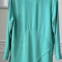 Joan Rivers  Grass Green Tunic button Shirt Blouse M Photo 1