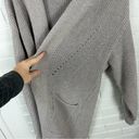 Universal Threads Universal Thread Taupe Tan Oversized Chunky Cardigan Sweater Size XS Photo 6