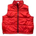 Abound  Red Zip Up Puffer Vest M Photo 0