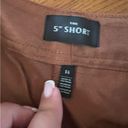 White House | Black Market  brown shorts with cross stick on side Photo 4