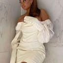 House Of CB Santana Ivory Draped Corset Dress Photo 1