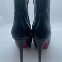 Christian Louboutin  Black Nappa leather Bianca Booty 120mm ankle boots 40.5 Photo 6