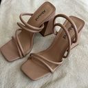 Abound 🎉 Austyn Tubular Strappy Block Heeled Sandal Tan Mocha Size 6 NEW Photo 1