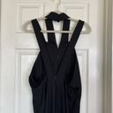 AQ/AQ  Simmer Halter Neck Jumpsuit Black Size 8 Elegant Chic Sexy Wide Leg Photo 7