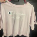 Champion Pink  Crop Tee Photo 0