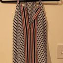 Joie  pink, white & navy blue silk tank top size Small! Photo 0