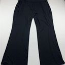 Old Navy  Black UltraLite Ribbed Foldover Waist Flare Lounge Pant XL Photo 5