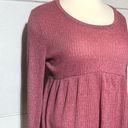 Harper Haptics Holly  3X women's light sweater tunic rib knit balloon sleeve Photo 7