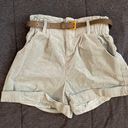 Cider High Waisted Corduroy Light Blue Shorts Photo 0