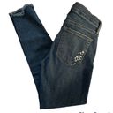 Loft ANN TAYLOR  EMBROIDERED MODERN SKINNY ANKLE JEANS, 2 (26) Photo 5