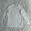 Zyia Active Chill Perforated Long Sleeve Top White Size M Photo 2