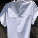 J.Crew NEW  White Cotton Shirt Dress M Photo 4