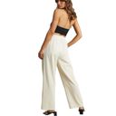 LIONESS  Nikita Cream Cord Straight Leg Pants Photo 5