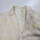 Tularosa  Whitaker Button Front Dress in Faded Yellow Floral Photo 4