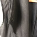 Vince  brushed leather vest jacket black size Large Photo 9