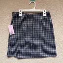 Wild Fable Blue plaid pencil skirt Photo 2