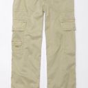 American Eagle AE Dreamy Drape Stretch Cargo Super High-Rise Baggy Wide-Leg Pant (faded olive) Photo 7