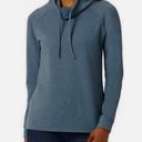 32 Degrees Heat 32 Degrees ladies funnel neck blue gray sweatshirt size large Photo 0