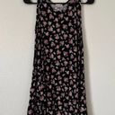 Tres Bien Black Floral Flowy Dress Photo 0