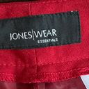 Jones Wear  Essential Red NWT Crease In Front &.Back Wide & Straight  Leg Sz 6 Photo 7