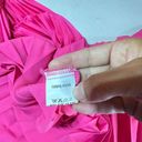 Petal and Pup  Hot Fuchsia Pink Dominique Pleat Detail Maxi Dress Size 10 Halter Photo 10