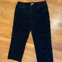 Liz Claiborne Audra black velour corduroy pants Photo 0