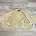 INC International Concepts Tan Faux Suede with Faux Fur Open Front Vest Size M Photo 6