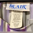 Blair NWOT  Top SIZE Lrg (Purple, Olive & Taupe Green) Photo 3