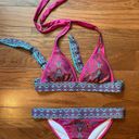 SheIn Pink Patterned  Bikini Photo 0