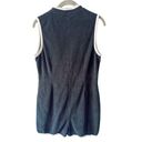 One Piece Kule The Terry Serena Romper in Navy Size Small Zip Front  Photo 5