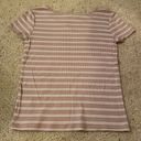 Stitch Fix brown striped baby tee Photo 1