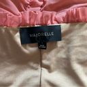 Majorelle  Deep Blush Darling V Neck Stretched Ruched Mini Dress Size Small Photo 3