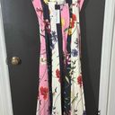 Oscar de la Renta  Mixed Floral Print Poplin Sleeveless Midi Dress NWT Size 6 Photo 8