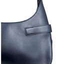 Salvatore Ferragamo  Gancini Leather Handbag Midnight Blue Hobo Bag Photo 8