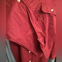 st. john's bay  Long Sleeve Regular Fit Cabaret Red Button Up Shirt Size 3X Photo 3