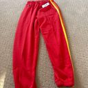 Aviator Nation NWT!! 👀  5 Striped Sweatpants In Red Size Medium Bin 220 Photo 2