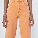 ZARA orange mom jeans Size 6 Photo 2