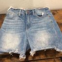 Bohme  Size 27 frayed distressed stretch jean shorts 7 Photo 0