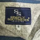 Simply Southern Women's  Sweater Knit Fleece Snap Coastal Western Pullover - S Photo 4