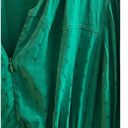 Sandro  Paris 42 8 10 Claudia Emerald Green Dot Jacquard Dress Mini Satin Viscose Photo 6