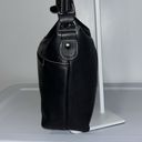 Stone Mountain  Black Pebbled Leather Slouchy Hobo Handbag Shoulder Bag Purse Photo 6