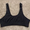 Good American Women’s  Lounge Essential Scoop Sports Bra Black Size 3/Large Photo 1