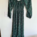 Wild Fable  Medieval Floral Green Maxi Dress Photo 1