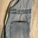 Wax Jean Distressed Denim Overall Jeans  Photo 7