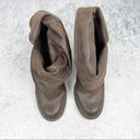 sbicca  Chord Fold-Over Boots Taupe Brown Heeled Size 7 Photo 8