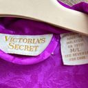 Victoria's Secret Vintage magenta purple gold label Victoria’s Secret dressing gown robe M L Photo 2