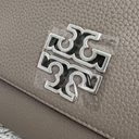 Tory Burch  Britten Chain Moose Pebbled Leather Handbag Wallet Purse Photo 4