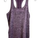 Lululemon  Swiftly Racerback 2016 Seawheeze Heathered Lullaby Purple Womens 6 Photo 0