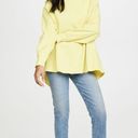 Free People NWT  Amelia neon yellow oversized thermal long sleeve tunic top m Photo 3