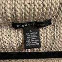 BCBGMAXAZRIA Cardigan Size Large Sweater Knit Oversized Aztec Boho Photo 5